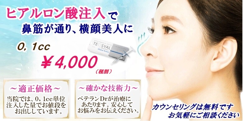 ヒアルロン酸注入 鼻 みんなが選んだ 東京のおすすめクリニック 美容医療の口コミ広場